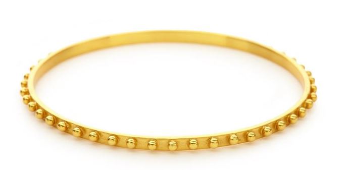 Julie Vos 24kt Yellow Gold Plate SoHo Bangle