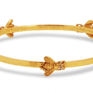 Julie Vos 24kt Yellow Gold Plate Bee Bangle Bracelet BRACELET Bailey's Fine Jewelry