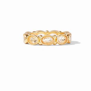 Julie Vos Mykonos Ring in Clear Crystal RINGS Bailey's Fine Jewelry