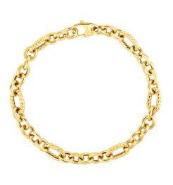 Oval Link Bracelet in 14k Yellow Gold BRACELET Bailey's Fine Jewelry