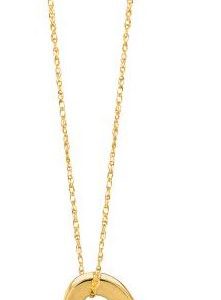 Heart Charm Necklace in 14k Yellow Gold NECKLACE Bailey's Fine Jewelry