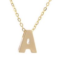 Bailey's Heritage Collection Block Initial Necklace