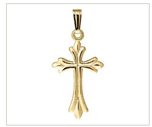 Bailey's Children's Collection Flare Cross Pendant Necklace