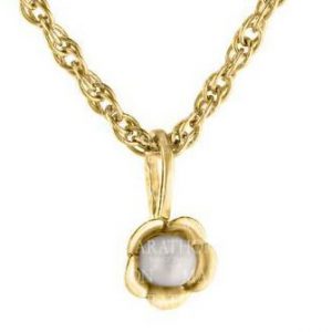 Bailey’s Children’s Collection Pearl Flower Pendant Necklace NECKLACE Bailey's Fine Jewelry