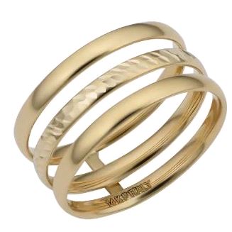 Bailey's Icon Collection Oxford Ring in 14k Yellow Gold