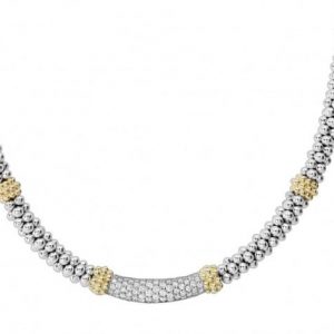 Lagos Caviar Lux Diamond Necklace NECKLACE Bailey's Fine Jewelry