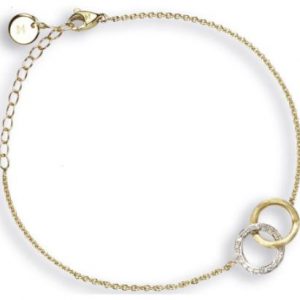 Marco Bicego 18K Yellow Gold Delicati Round Link Bracelet with Diamonds BRACELET Bailey's Fine Jewelry