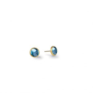 Marco Bicego Jaipur Blue Topaz Stud Earrings EARRING Bailey's Fine Jewelry