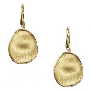 Marco Bicego Lunaria Petite Drop Earrings in 18k Yellow Gold EARRING Bailey's Fine Jewelry