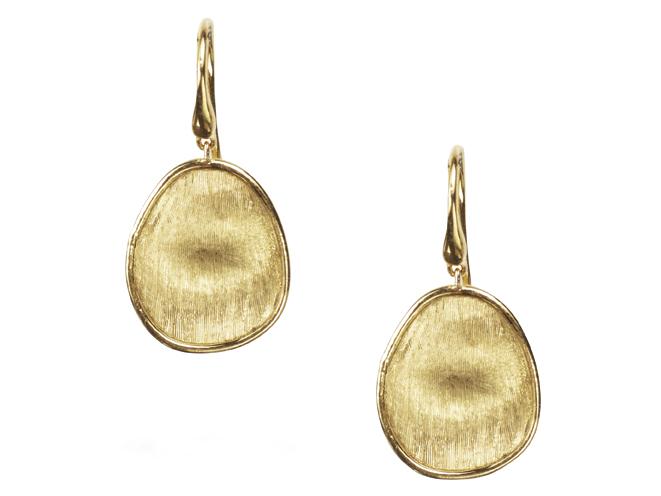 Marco Bicego Lunaria Petite Drop Earrings in 18k Yellow Gold