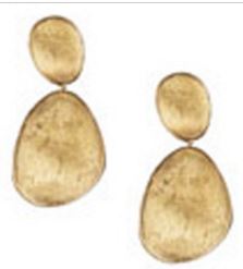 Marco Bicego Lunaria Large Double Drop Earrings in 18kt Yellow Gold
