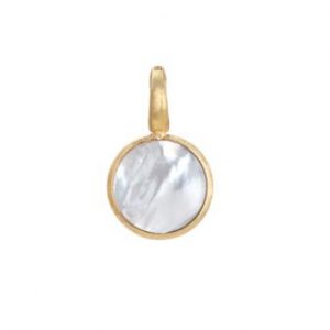 Marco Bicego Jaipur Collection Small Stackable Pendant in Mother of Pearl ENHANCER Bailey's Fine Jewelry