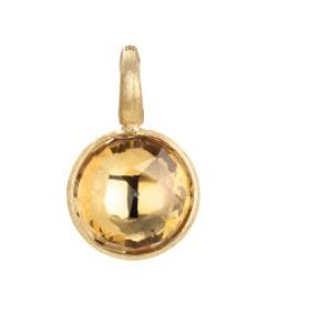 Marco Bicego Jaipur Collection Small Stackable Pendant in Citrine ENHANCER Bailey's Fine Jewelry