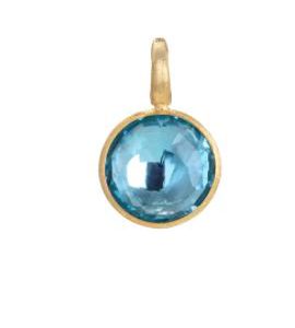 Marco Bicego Jaipur Collection Small Stackable Pendant in Blue Topaz ENHANCER Bailey's Fine Jewelry