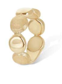 Marco Bicego Jaipur Collection Gold Engraved and Polished Single Row Ring