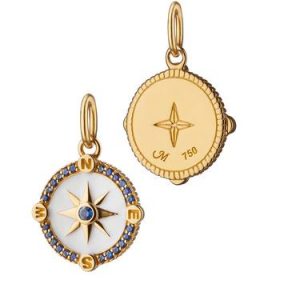 Monica Rich Kosann Mini Compass Charm ENHANCER Bailey's Fine Jewelry