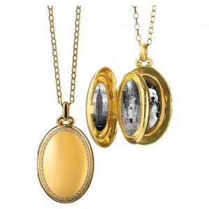 Monica Rich Kosann The Four “Premier” Diamond Locket NECKLACE Bailey's Fine Jewelry