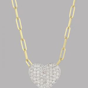 Phillips House Mini Infinity Diamond Heart Necklace NECKLACE Bailey's Fine Jewelry