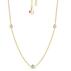 Roberto Coin 18k Diamonds By The Inch Necklace NECKLACE Bailey's Fine Jewelry