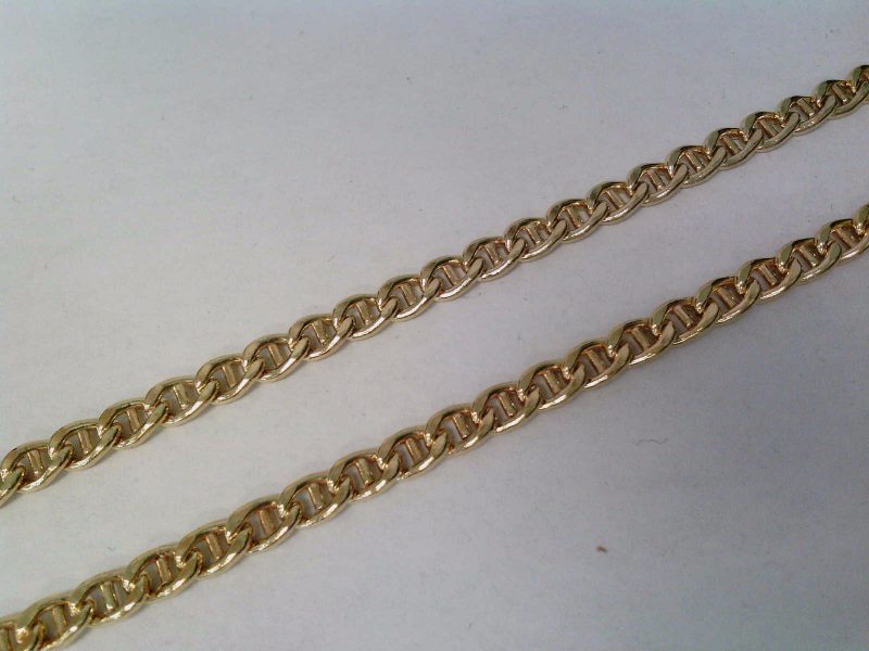Gold Filled Mariner Link Chain Necklace