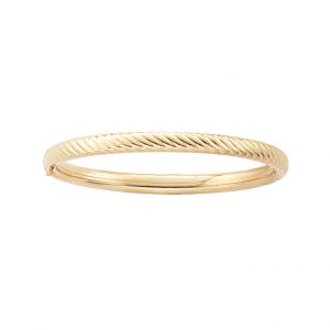 Children’s Embossed and Polished Bangle BRACELET Bailey's Fine Jewelry