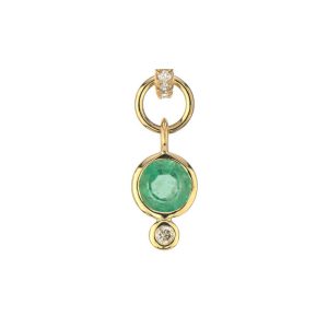 Three Stories Jewelry Classic Tiny Emerald Earring Charm ENHANCER Bailey's Fine Jewelry