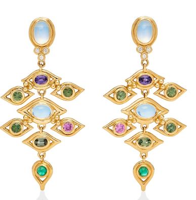 Temple St. Clair 18k Yellow Gold Campo De' Fiori Earrings