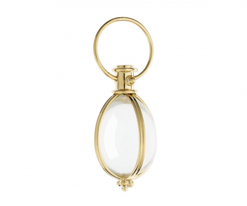Temple St. Clair 18k Yellow Gold Rock Crystal Amulet