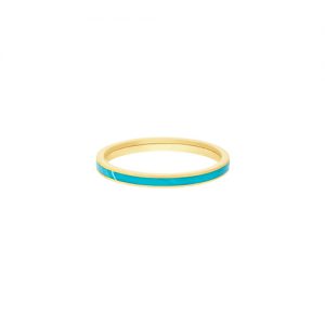 Turquoise Enamel Band Ring RINGS Bailey's Fine Jewelry