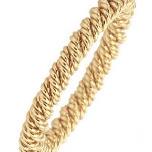 Twisted Guard Band in 18k Yellow Gold RINGS Bailey's Fine Jewelry
