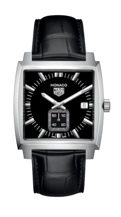 Tag Heuer 37mm Monaco Black Watch