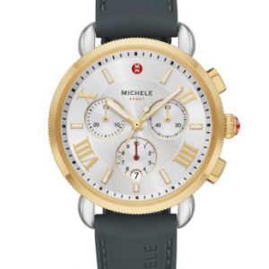Michele 38mm  Sporty Sport Sail Two-Tone Watch WATCH Bailey's Fine Jewelry