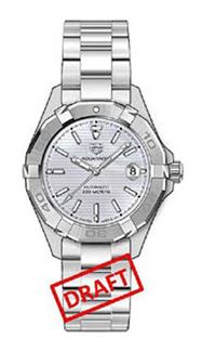 Tag Heuer Aquaracer Automatic Ladies' Watch with Mother-of-Pearl Dial
