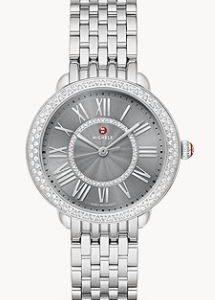 Michele Serein Diamond Stainless Steel Watch WATCH Bailey's Fine Jewelry