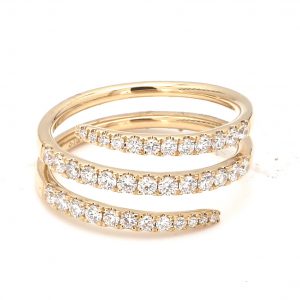 Diamond Swirl Ring RINGS Bailey's Fine Jewelry