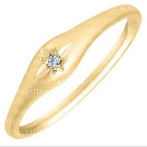 Bailey’s Children’s Collection Gold Diamond Ring RINGS Bailey's Fine Jewelry