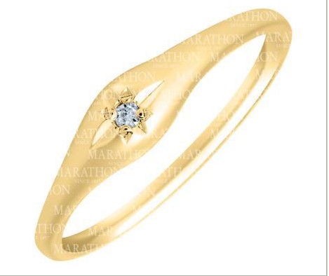 Bailey's Children's Collection Gold Diamond Ring