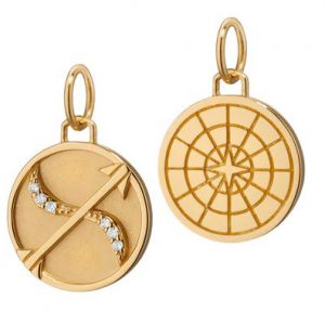 Monica Rich Kosann Mini “Sagittarius” Charm ENHANCER Bailey's Fine Jewelry