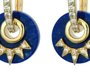 Three Stories Love Explosion Lapis Disc Charms ENHANCER Bailey's Fine Jewelry
