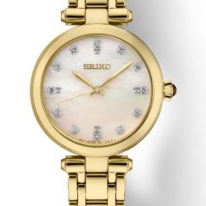 Seiko 30MM Diamond Collection Watch in Mother of Pearl WATCH Bailey's Fine Jewelry