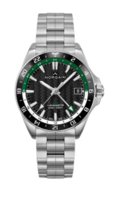NORQAIN 41MM Adventure NEVEREST GMT with Black and Green Dial