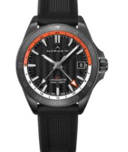 NORQAIN 41MM Adventure NEVEREST GMT Watch With Black and Orange WATCH Bailey's Fine Jewelry
