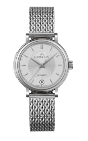 NORQAIN 34MM Freedom 60 Watch With White Dial