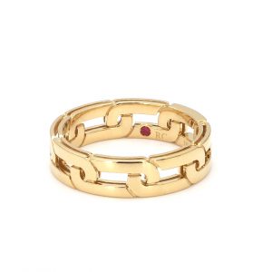 Roberto Coin Yellow Gold Oro Classic Ring RINGS Bailey's Fine Jewelry