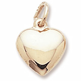 Small Puffy Heart Charm ENHANCER Bailey's Fine Jewelry