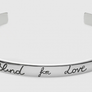 Gucci Blind for Love Sterling Silver Bangle Bracelet BRACELET Bailey's Fine Jewelry