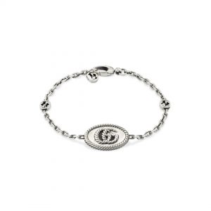 Gucci GG Marmont Aged Silver Bracelet BRACELET Bailey's Fine Jewelry