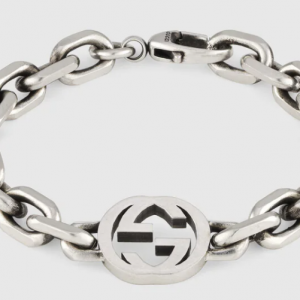 Gucci Interlocking G Large Silver Bracelet BRACELET Bailey's Fine Jewelry