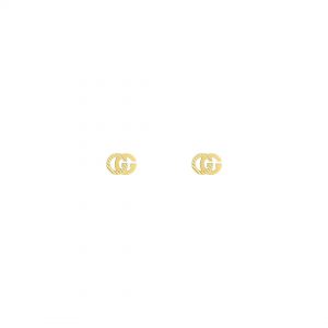 Gucci GG Running 18k Gold Stud Earrings EARRING Bailey's Fine Jewelry