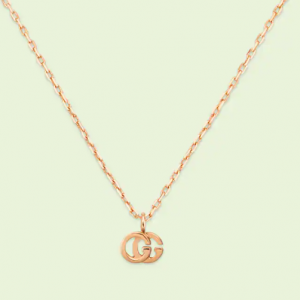 Gucci GG Running 18kt Rose Gold Necklace NECKLACE Bailey's Fine Jewelry